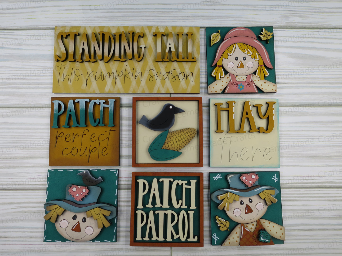 Interchangeable Mini Tile: Scarecrow Fall
