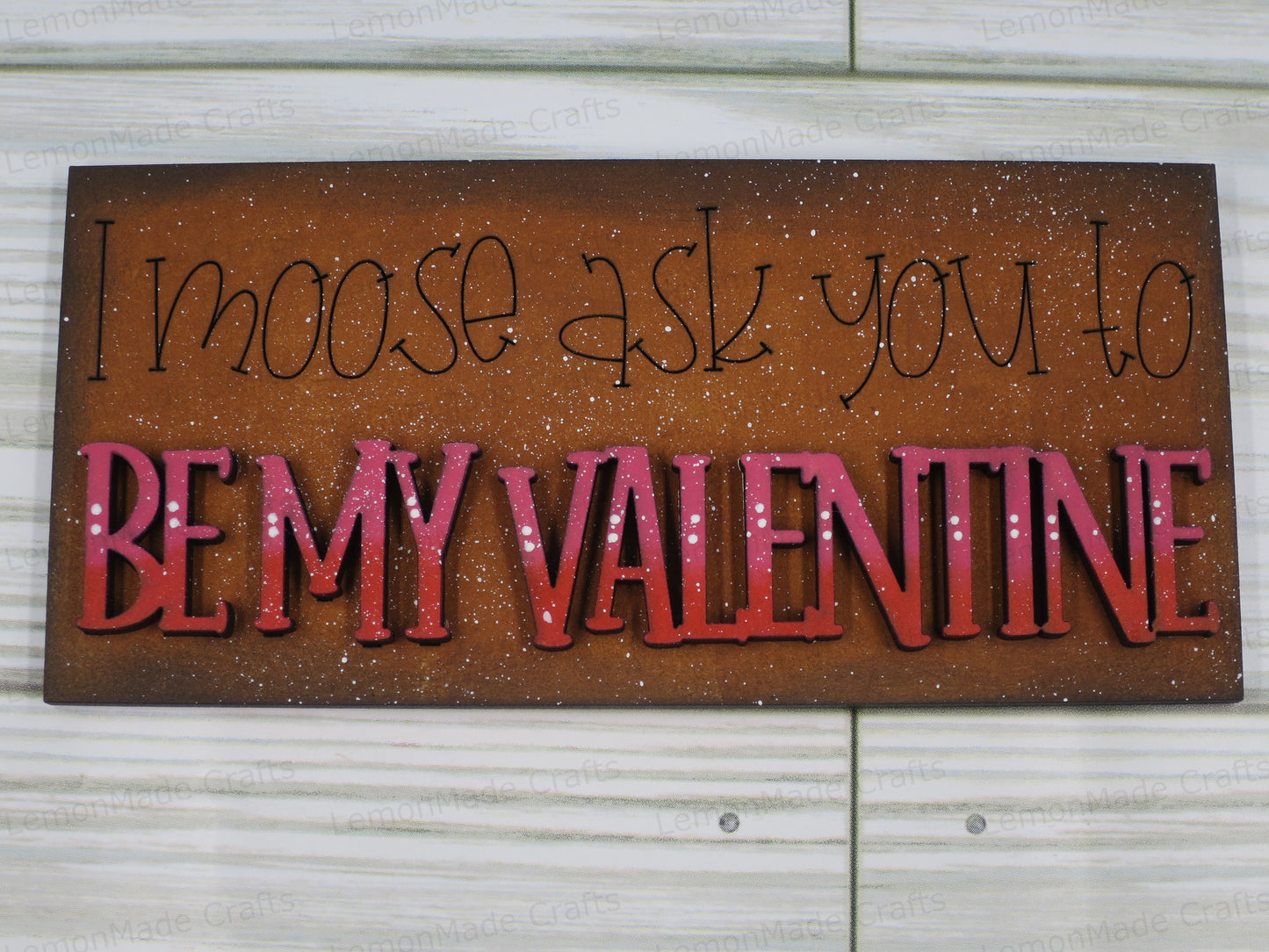 Interchangeable Mini Tile: Moose Valentine