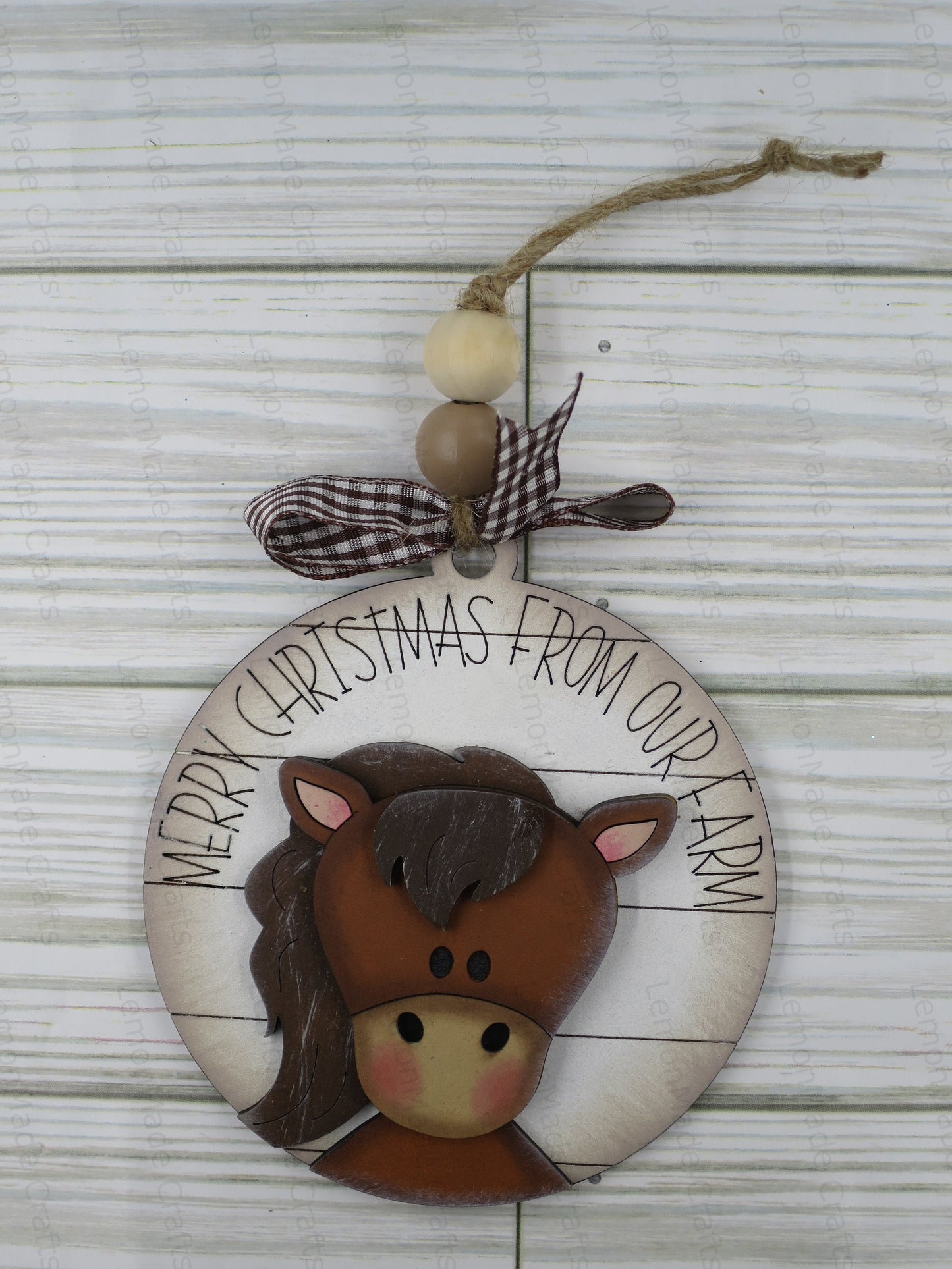 Ornament-Farm Christmas One