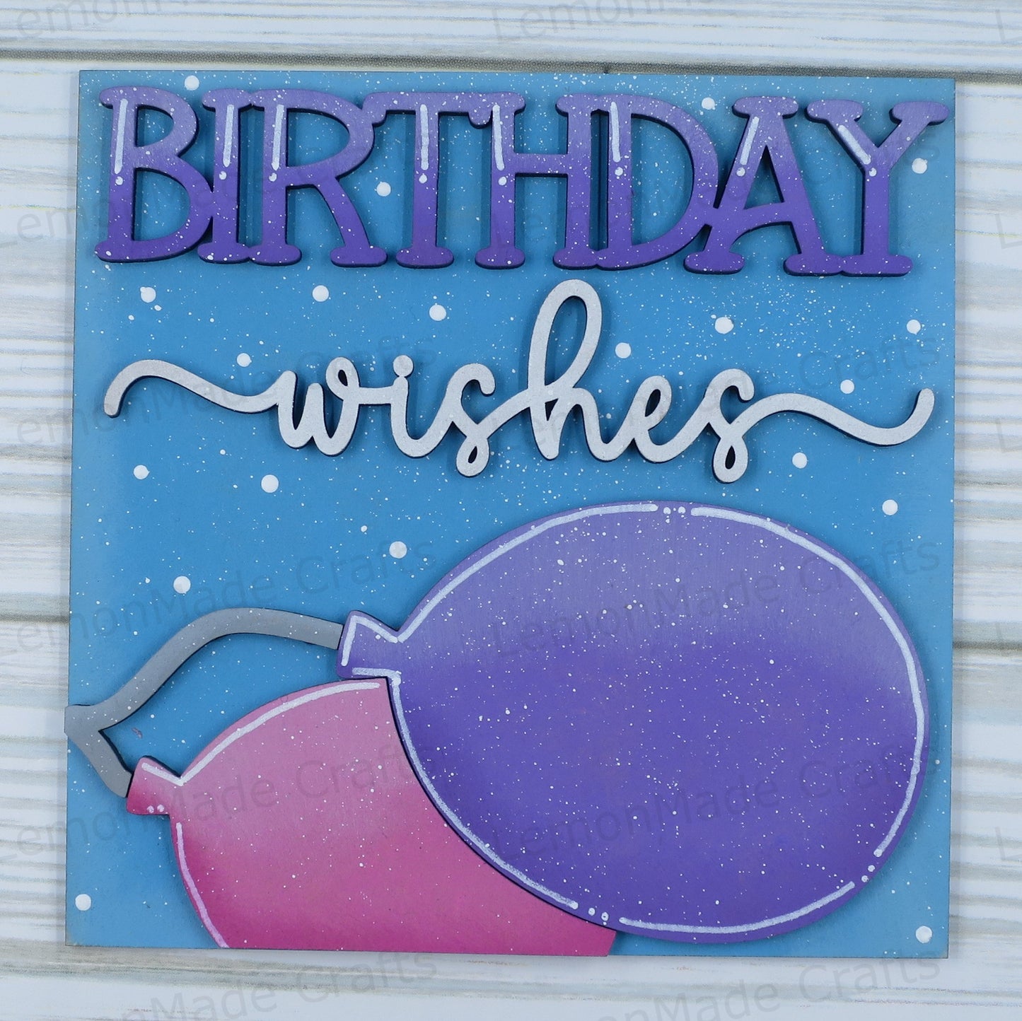 Interchangeable Tile: Happy Birthday Wish