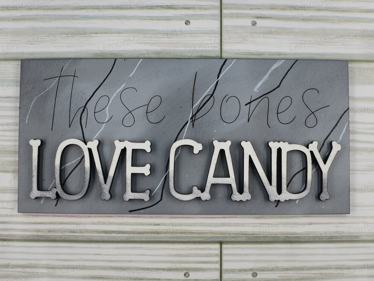 Interchangeable Mini Tile: Cute Skeleton