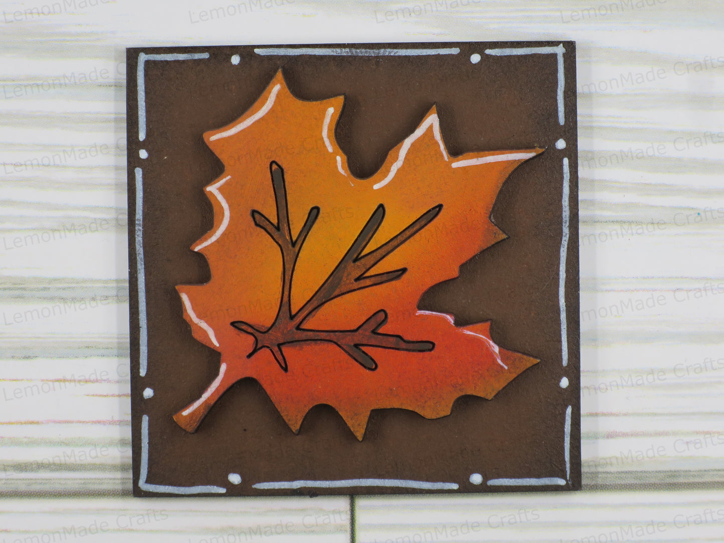 Interchangeable Mini Tile: Fall