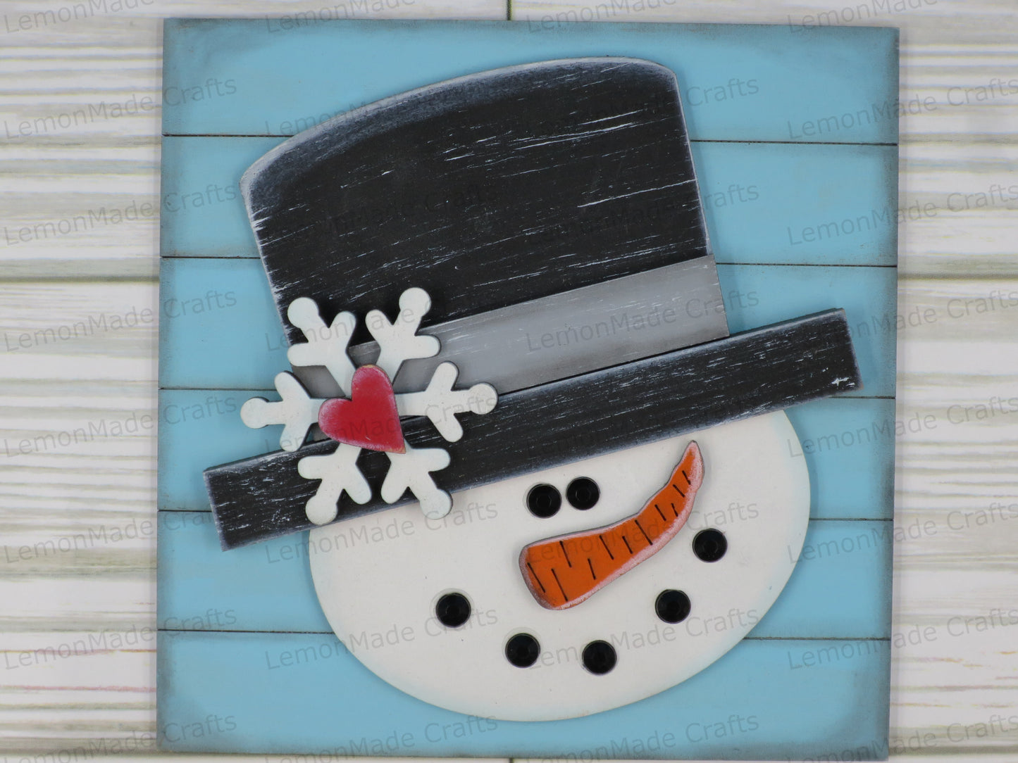 Interchangeable Tile: Winter Snowman