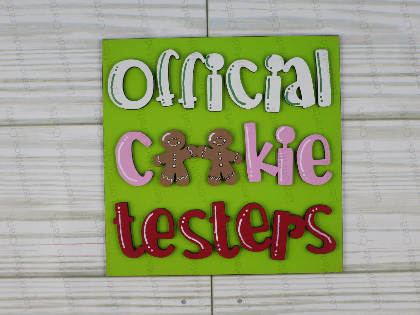 Interchangeable Tile: Winter Christmas GIngerbread