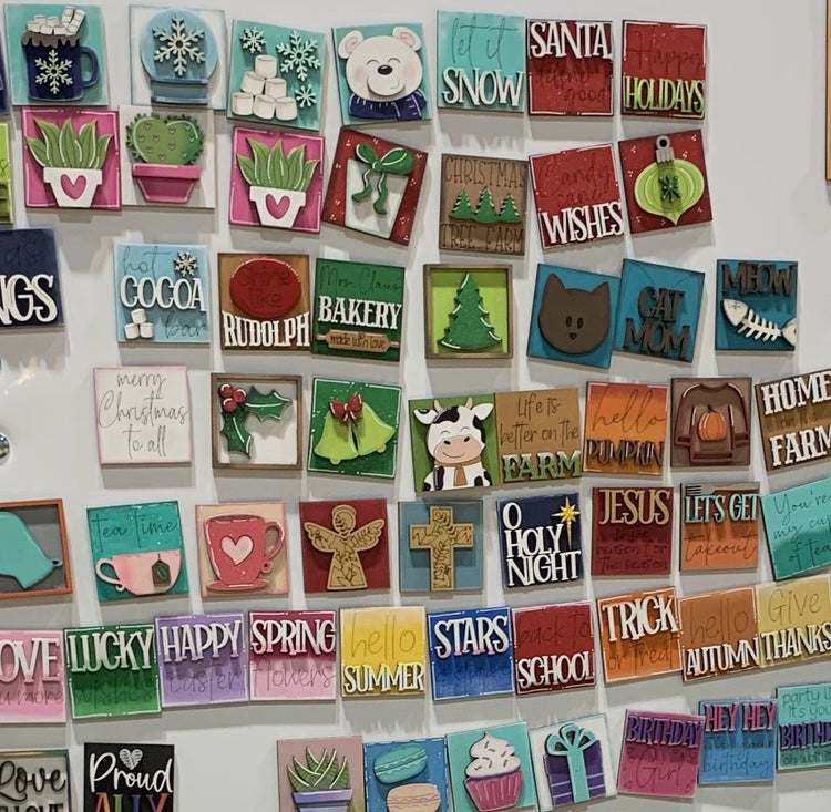 Interchangeable Mini Tiles