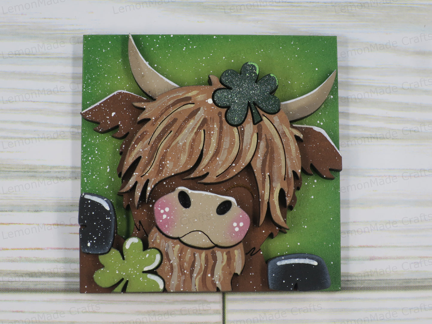 Interchangeable Mini Tile: Highland St.Patrick's Day