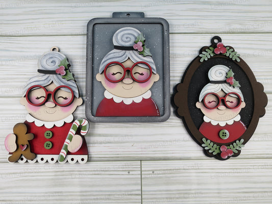 Ornament-Mrs Claus Christmas