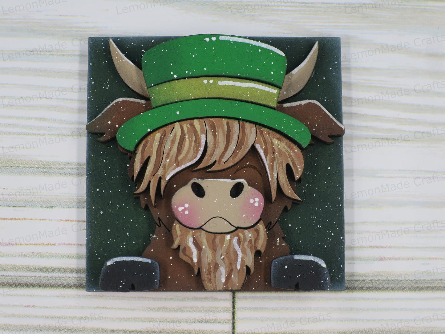 Interchangeable Mini Tile: Highland St.Patrick's Day