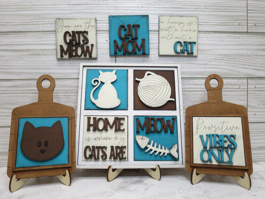 Interchangeable Mini Tile: Cat