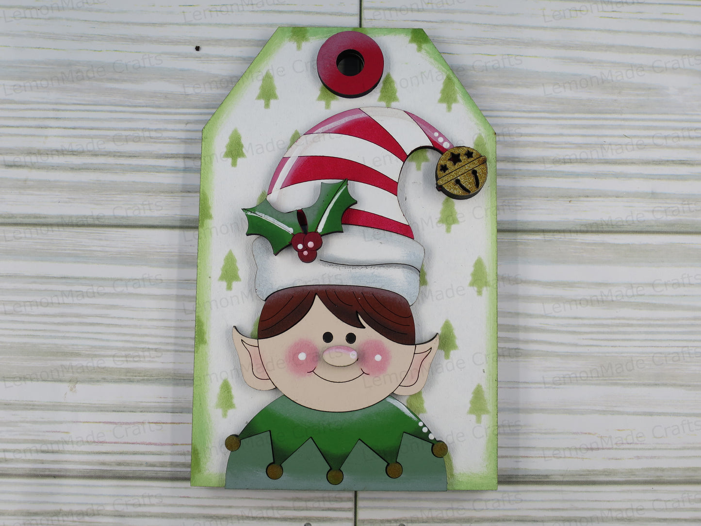 Ornament-Elf Christmas Trio