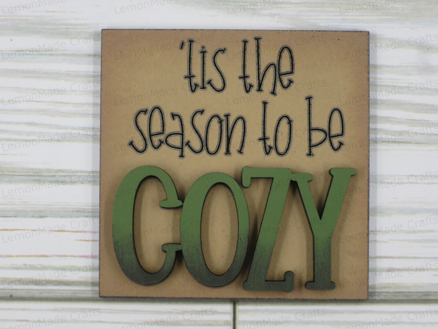 Interchangeable Mini Tile: Cozy Christmas