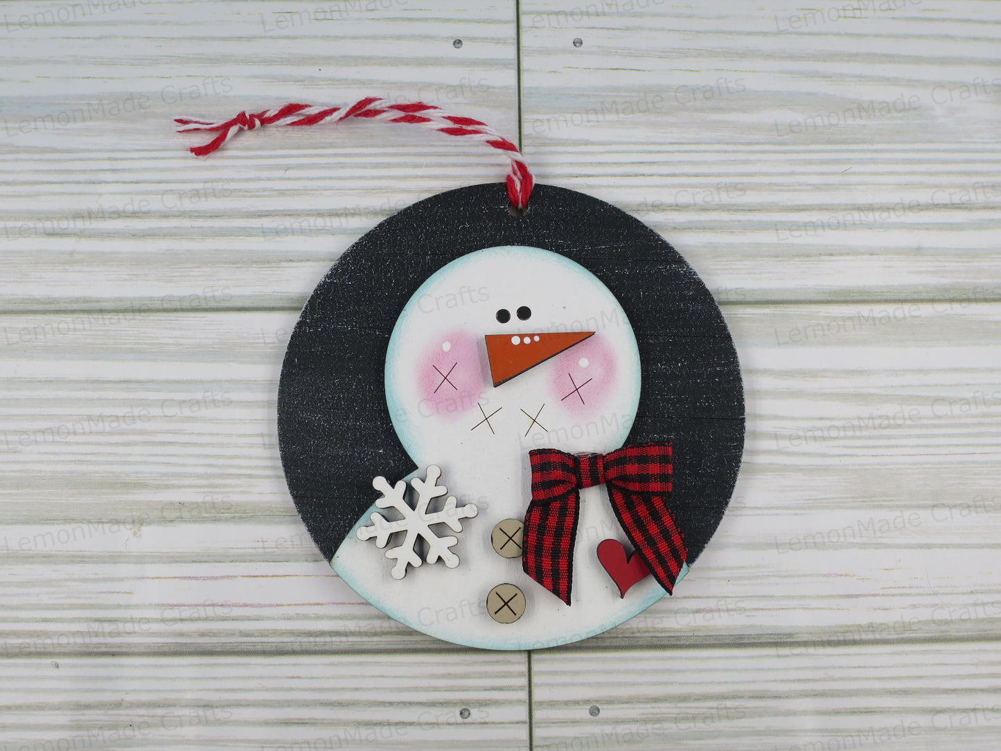 Ornament-Snowman Christmas Snow