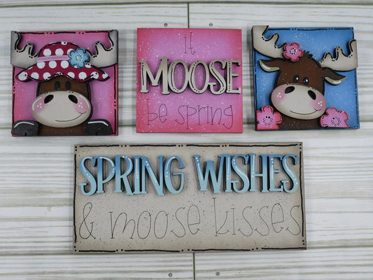 Interchangeable Mini Tile: Moose Spring