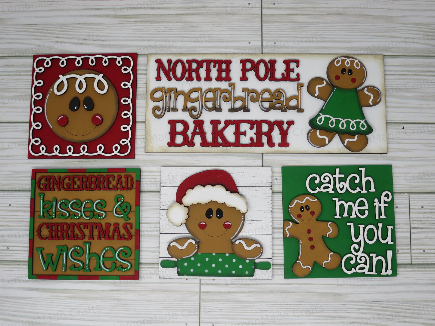 Interchangeable Tile: Gingerbread Kisses