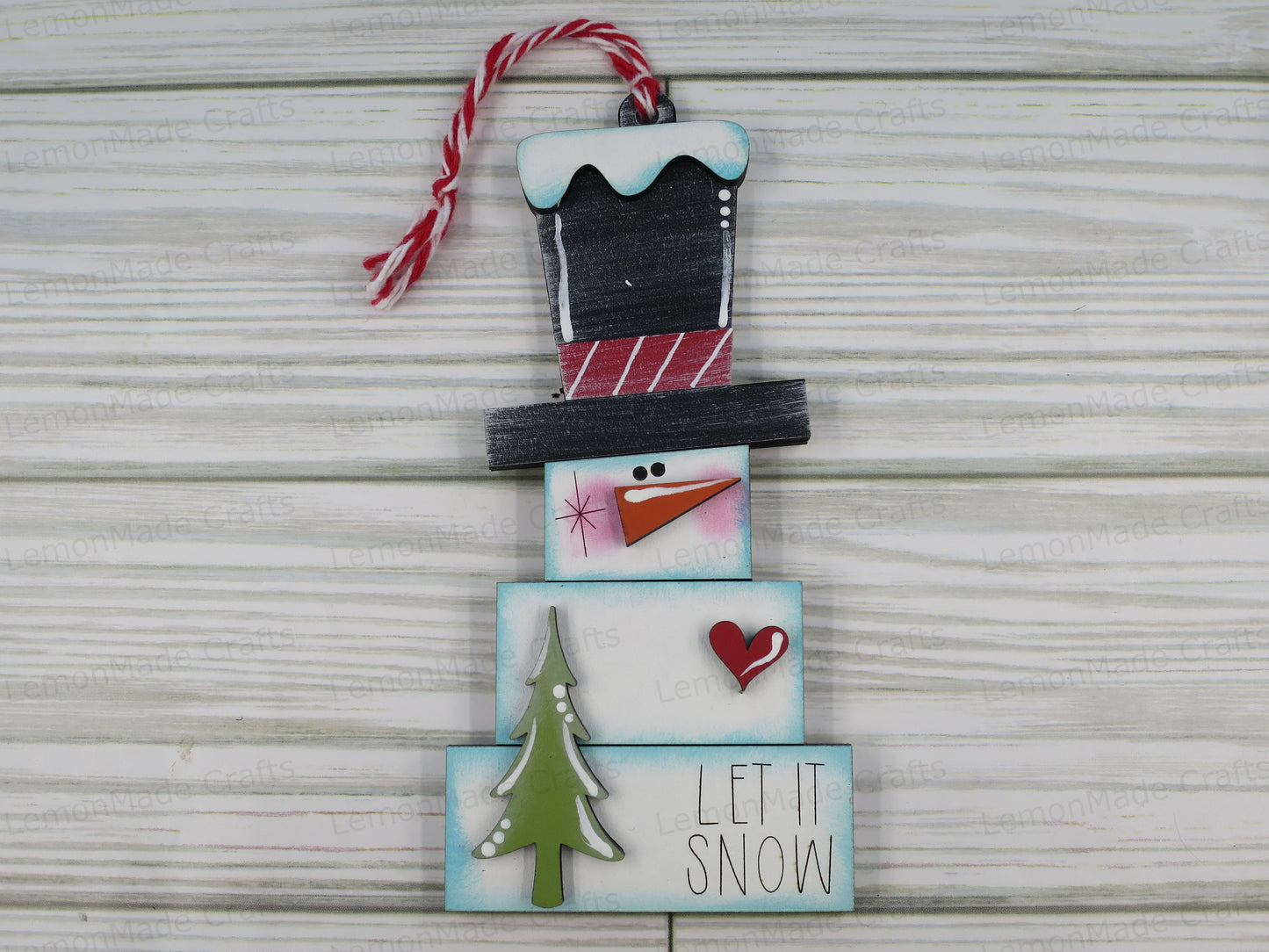 Ornament-Snowman Christmas Snow