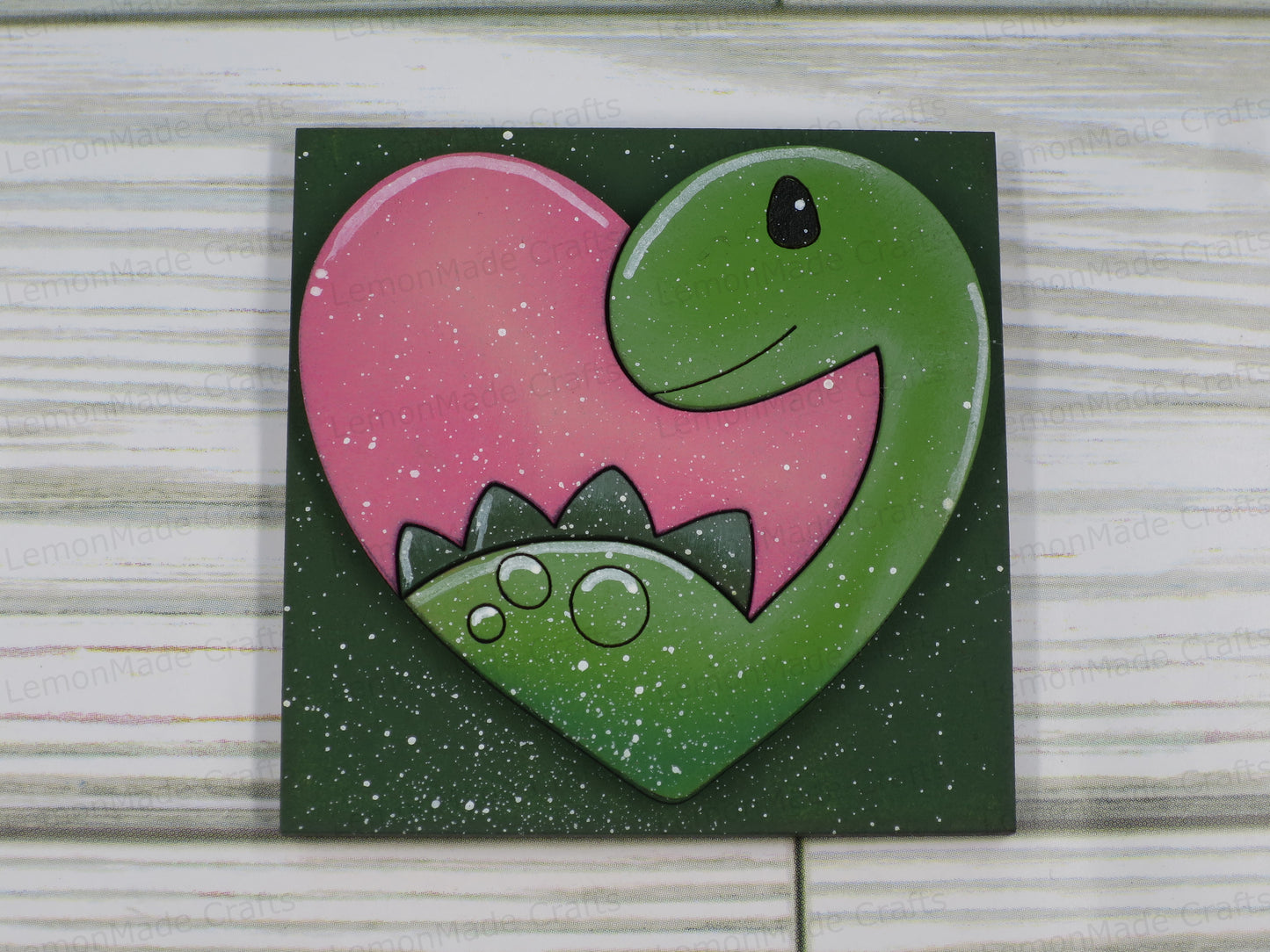 Interchangeable Mini Tile: Dinosaur Valentines