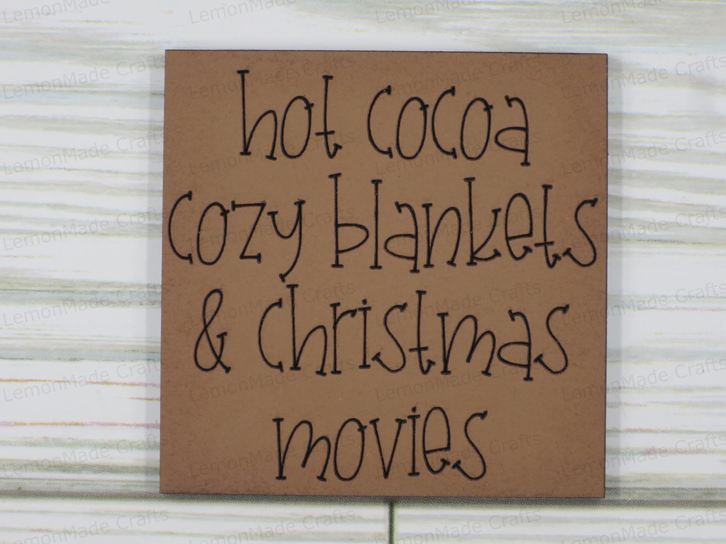 Interchangeable Mini Tile: Cozy Christmas