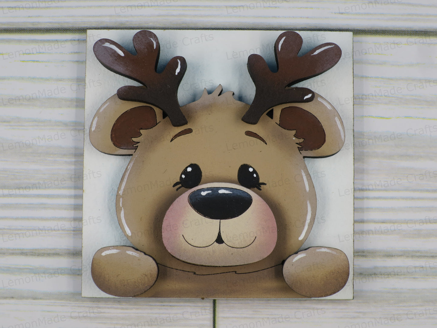 Interchangeable Mini Tile: Bear Christmas