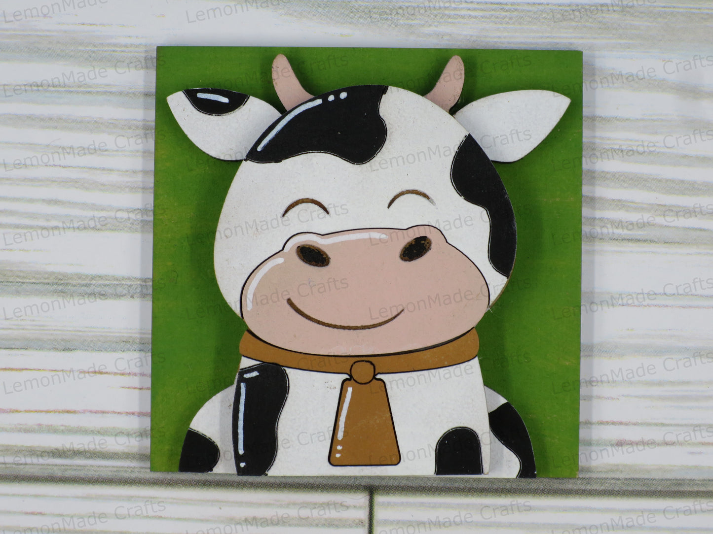 Interchangeable Mini Tile: Cow Farm