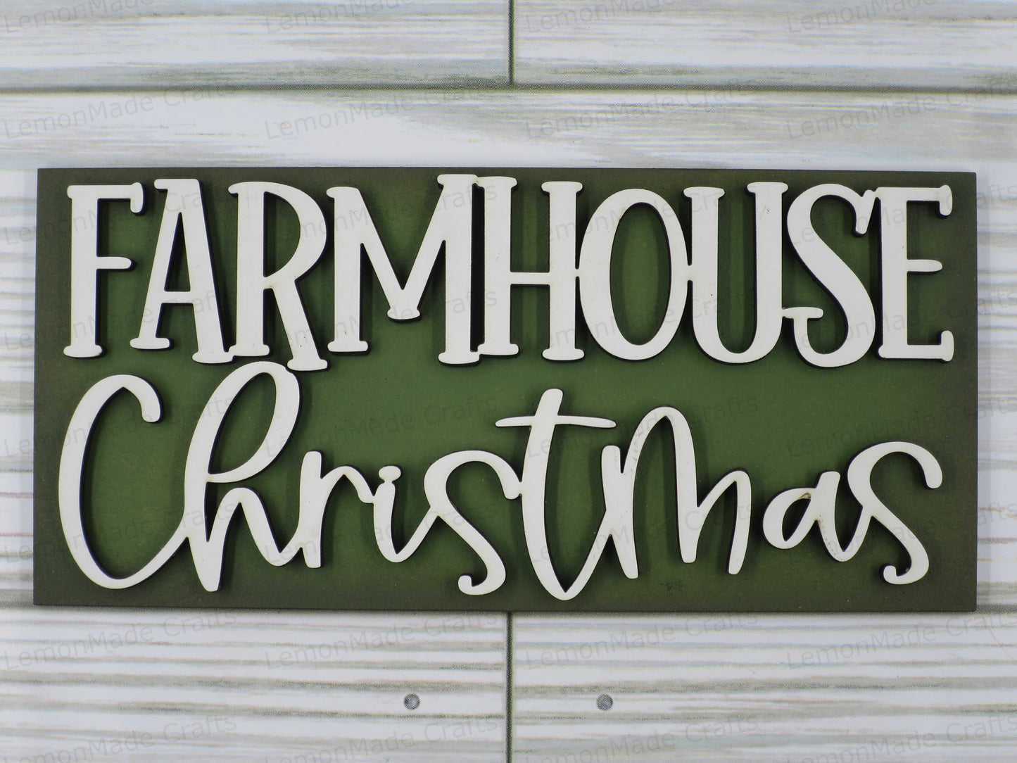 Interchangeable Mini Tile: Farmhouse Christmas
