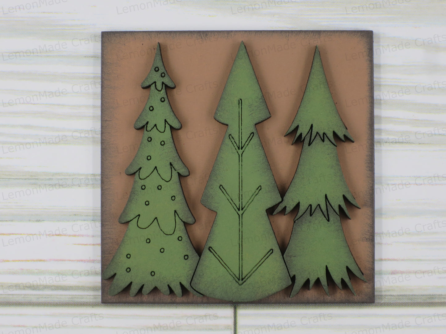 Interchangeable Mini Tile: Farmhouse Christmas