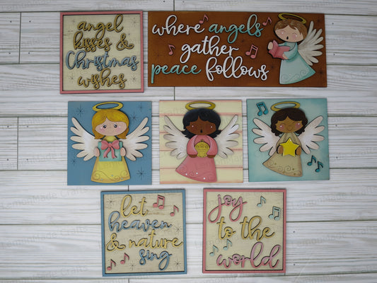 Interchangeable Tile: Angel Christmas