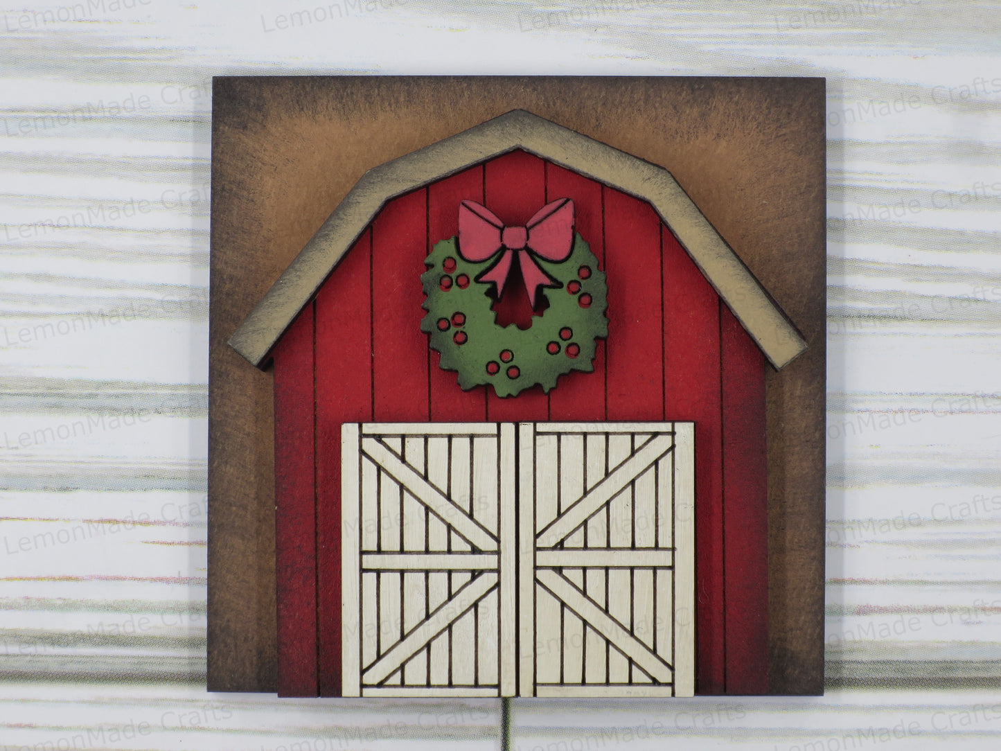 Interchangeable Mini Tile: Farmhouse Christmas