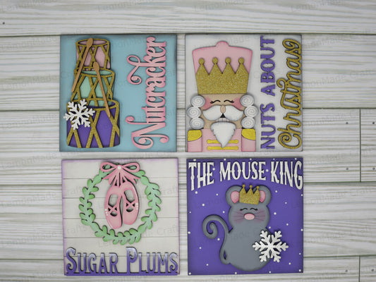 Interchangeable Tile: Nutcracker Ballet Christmas