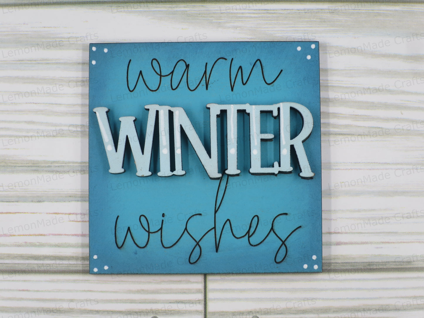 Interchangeable Mini Tile: Winter