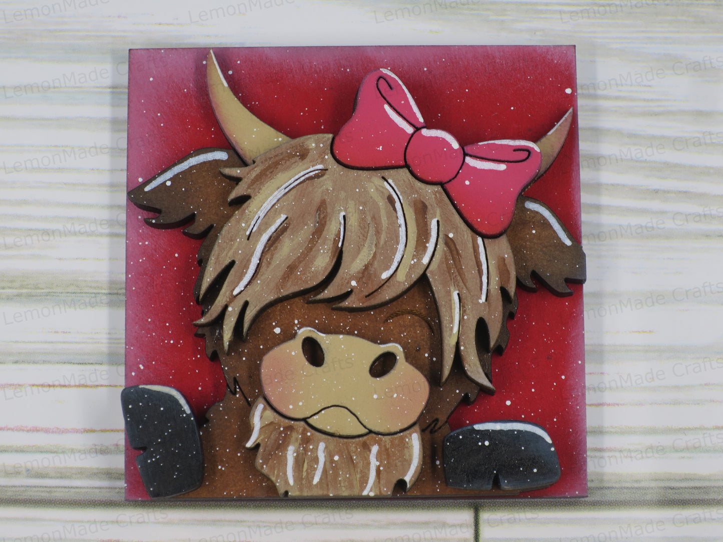 Interchangeable Mini Tile: Highland Valentines