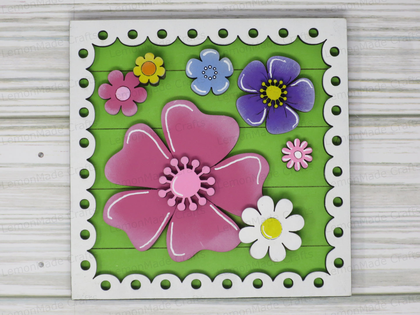 Interchangeable Tile: Mom Flowers