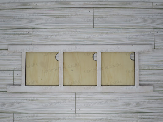 Interchangeable Frame: Leaning Ladder 3 Square