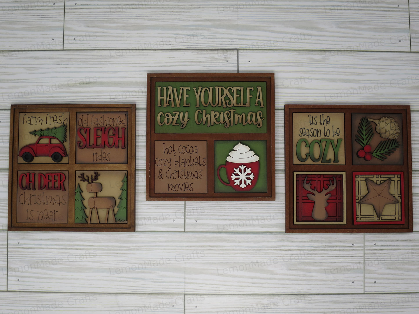 Interchangeable Mini Tile: Cozy Christmas