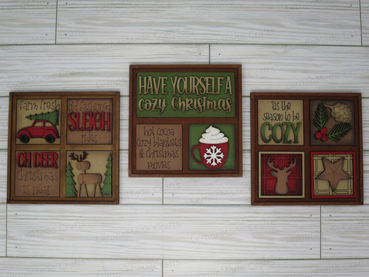 Interchangeable Mini Tile: Cozy Christmas