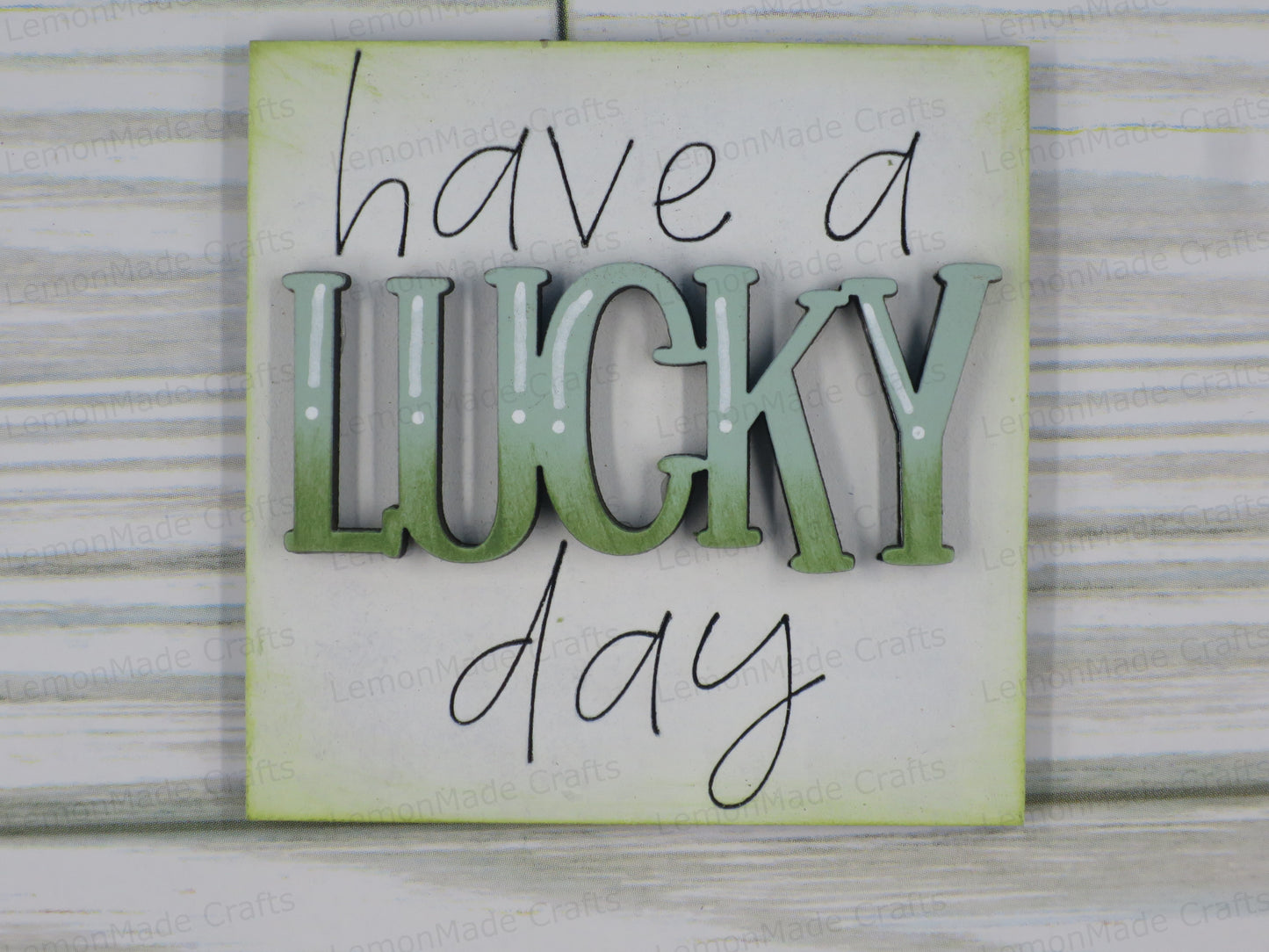 Interchangeable Mini Tile: St Patrick's Day