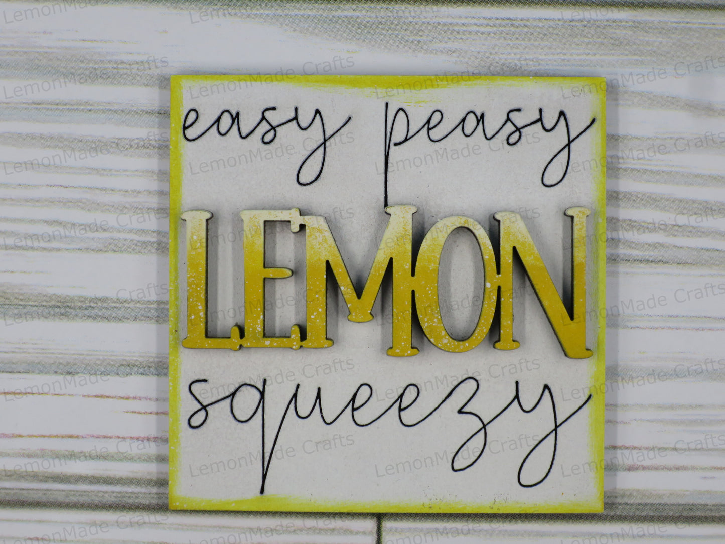 Interchangeable Mini Tile: Lemon