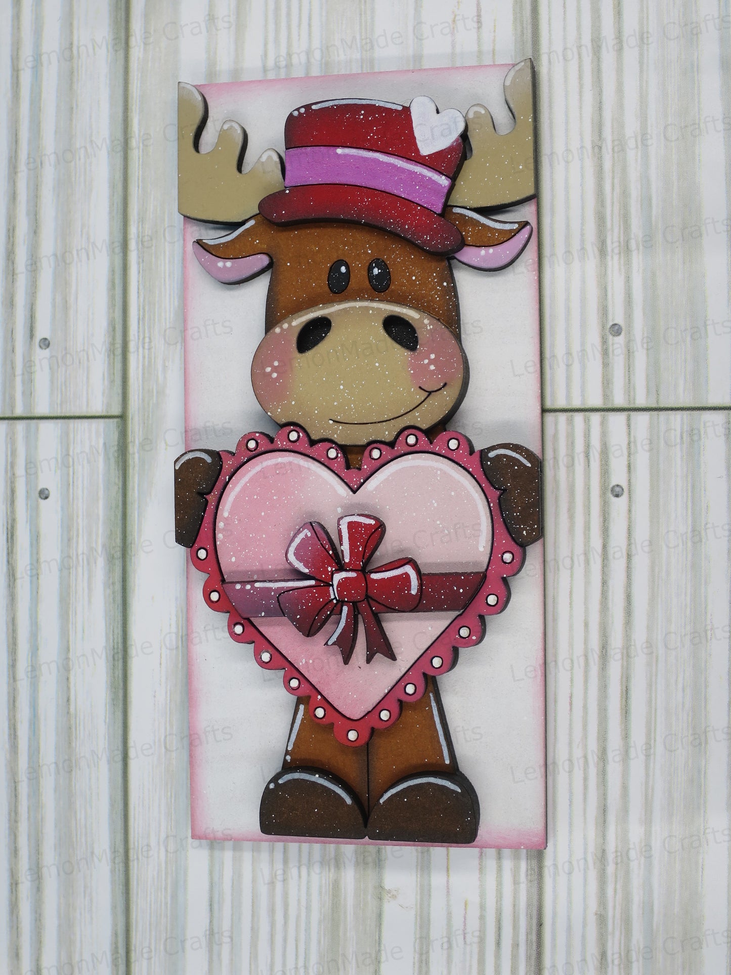 Interchangeable Mini Tile: Moose Valentine