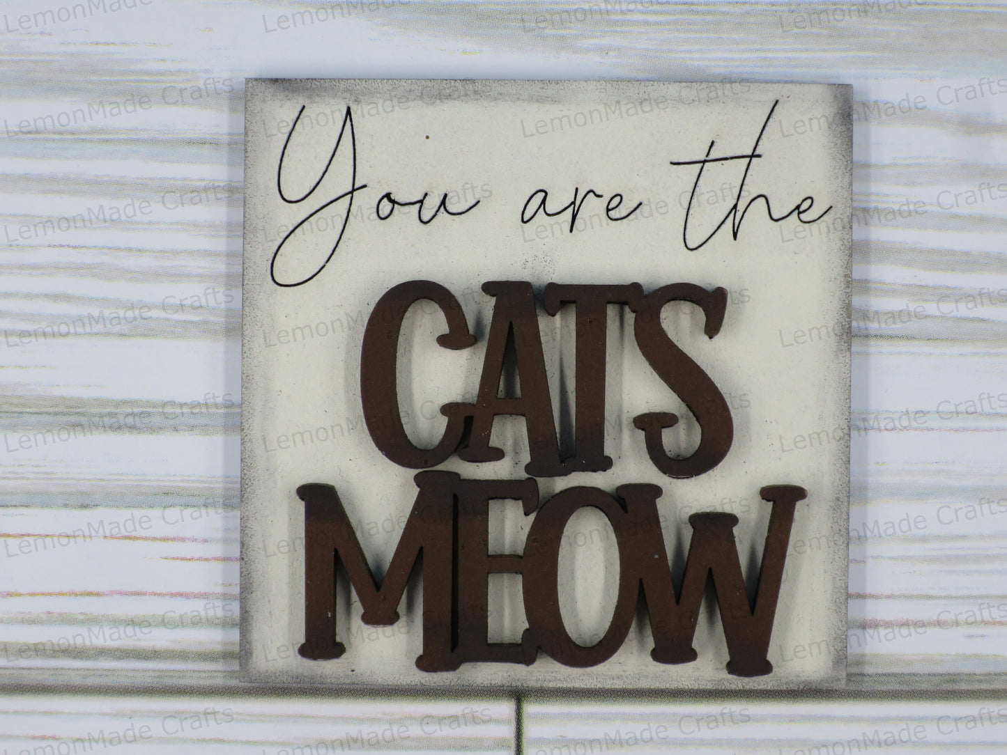 Interchangeable Mini Tile: Cat