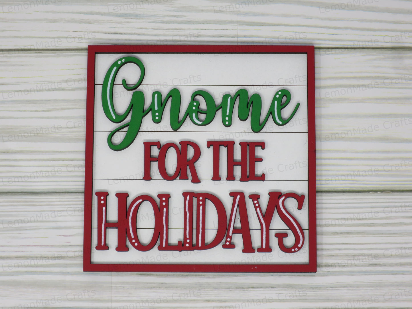 Interchangeable Tile: Gnome for the Holidays