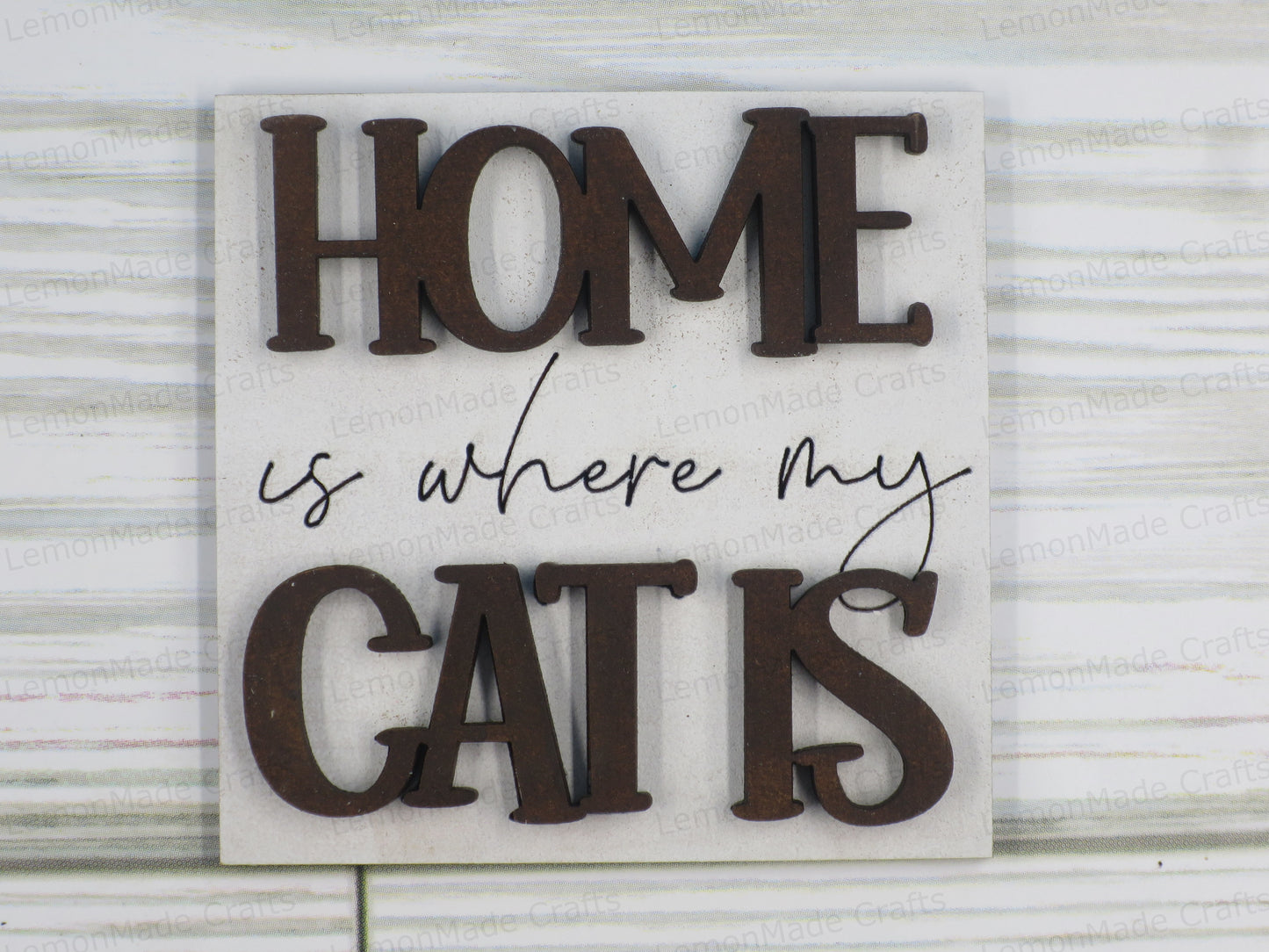 Interchangeable Mini Tile: Cat