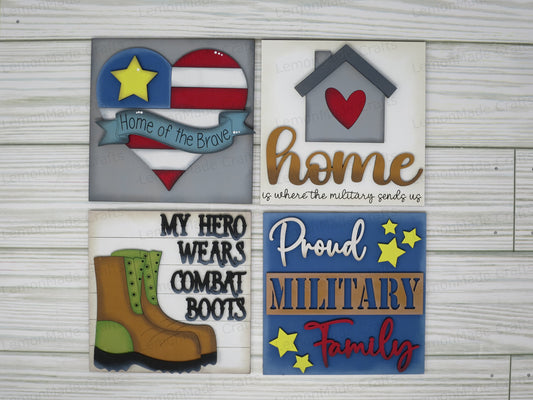 Interchangeable Tile: Military Signs