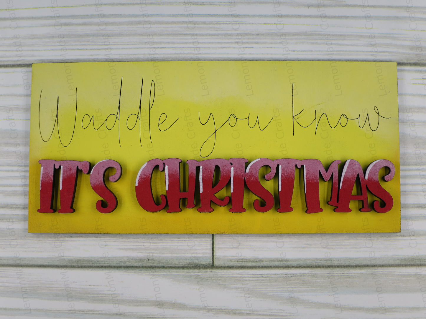 Interchangeable Mini Tile: Christmas Duck