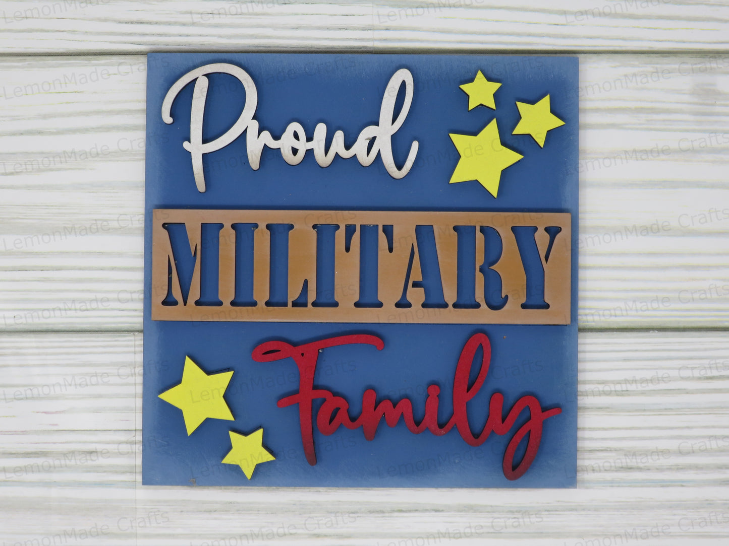 Interchangeable Tile: Military Signs