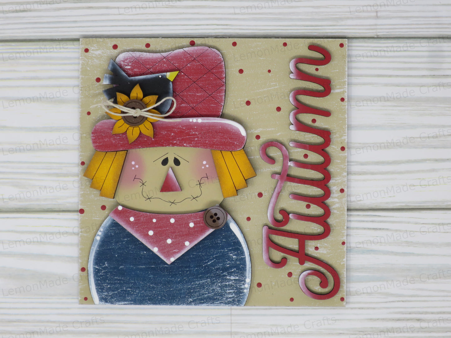 Interchangeable Tile: Autumn Scarecrow Fall