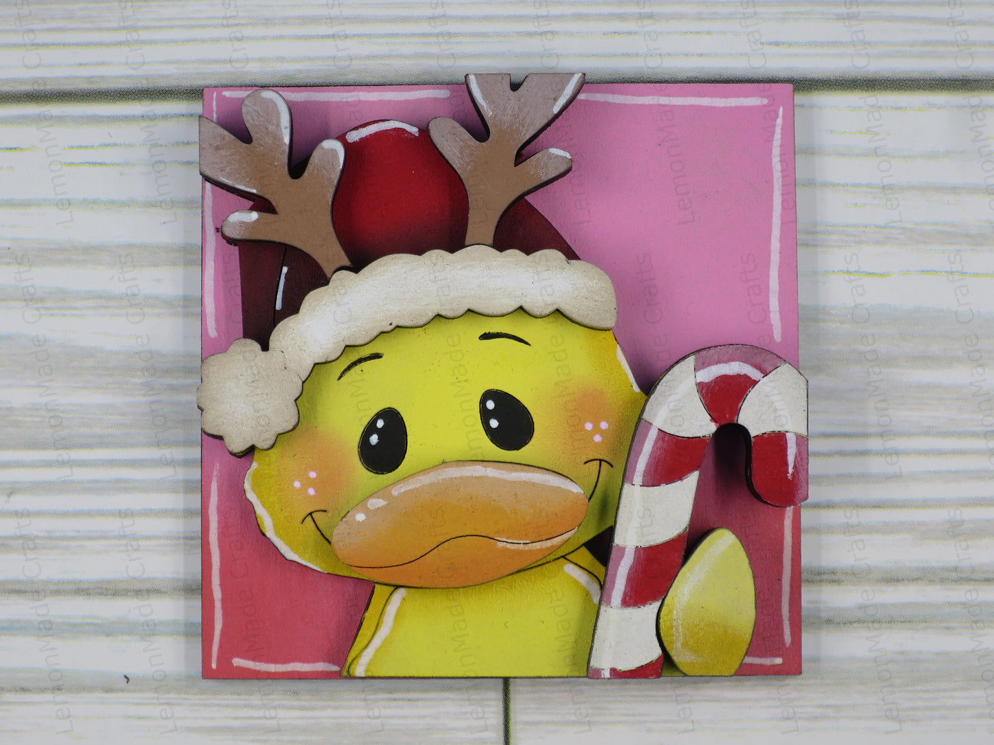 Interchangeable Mini Tile: Christmas Duck