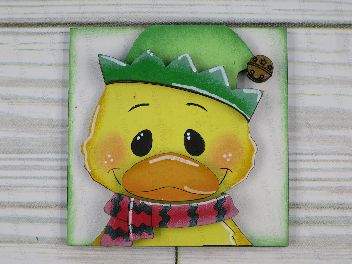 Interchangeable Mini Tile: Christmas Duck