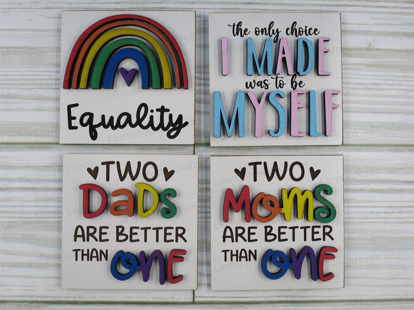 Interchangeable Mini Tile: Pride Three