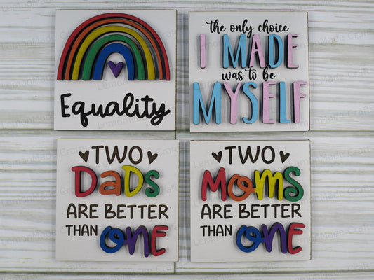 Interchangeable Mini Tile: Pride Three