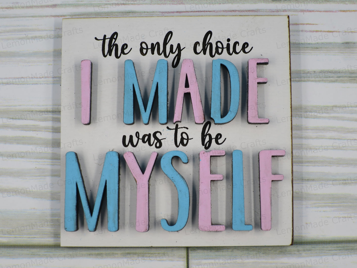 Interchangeable Mini Tile: Pride Three