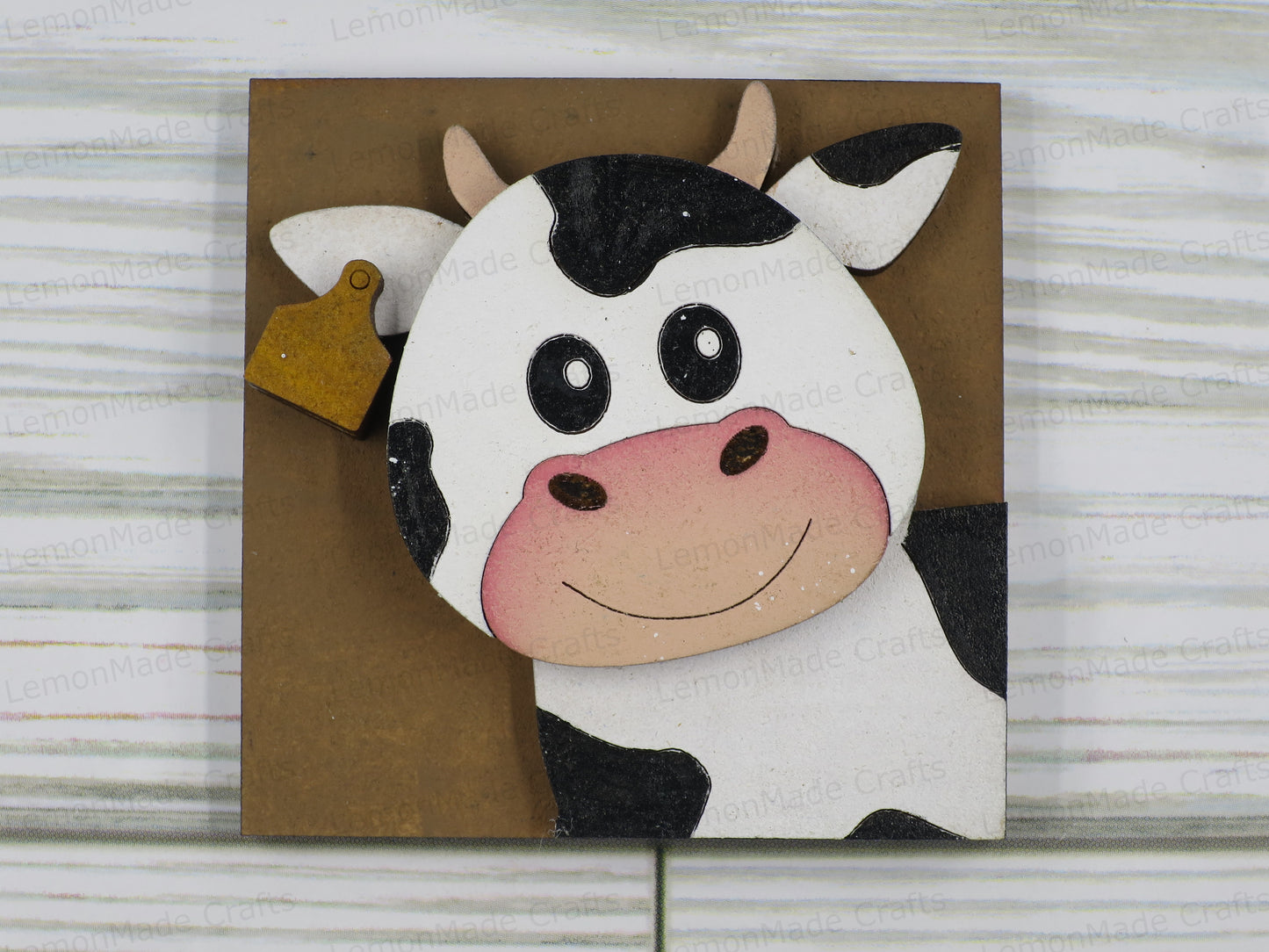 Interchangeable Mini Tile: Cow Farm